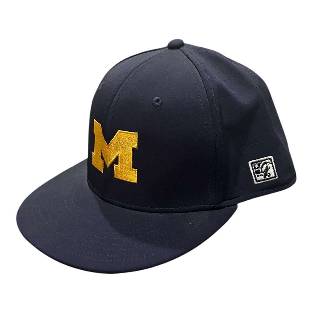 The Game Michigan  Navy Cap with Yellow M Emblem Size Medium